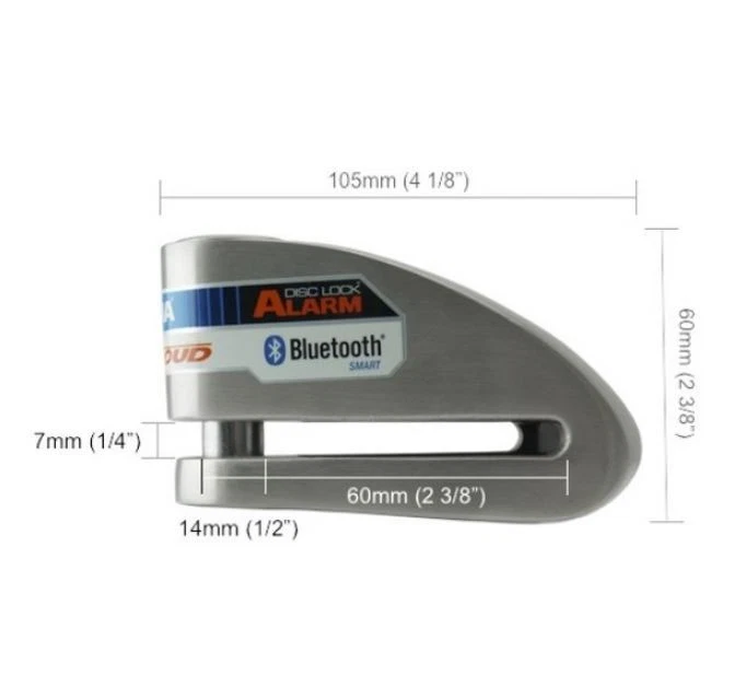 antivol bloque disque XENA ALARME XX15 BLUETOOTH - Photo 2/2