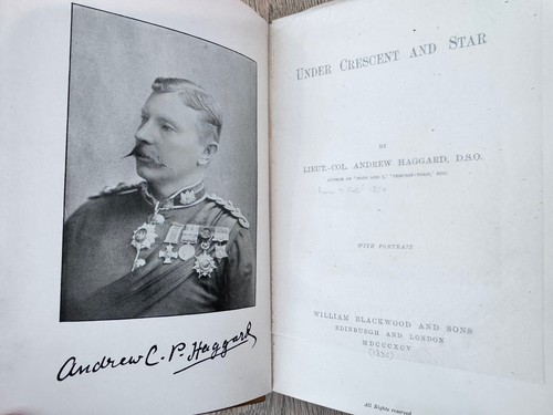Haggard, Lt Col Andrew, Under Crescent & Star. Sudan Campaign. Rare - Imagen 4 de 10