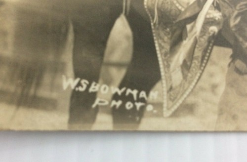 Postal De Colección Miss Doris Reber Reina de Round Up por WS Bowman Rara (P016) - Imagen 2 de 12