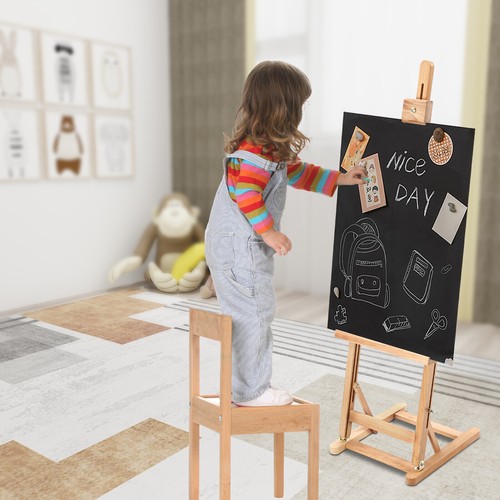 Studio Beechwood Artist Easel Adjustable Drawing Stand Hold Canvas up to 50" - Picture 18 of 20