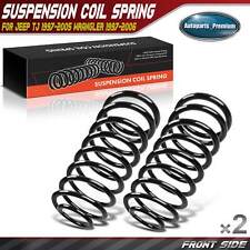 2x Coil Springs Set For Jeep Tj 1997-2005 Wrangler 1997-2006 Front Left Right 2x Coil Springs Set For Jeep Tj 1997-2005 Wrangler 1997-2006 Front Left Right