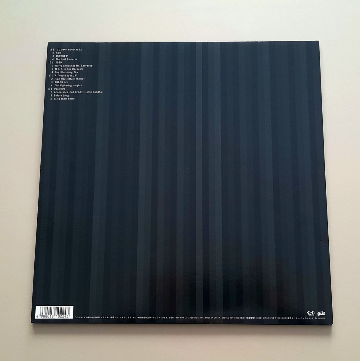 Ryuichi Sakamoto 1996 2LP レコード Ryuichi Sakamoto 1996 Japanese