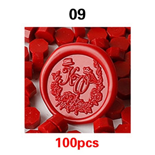 100pcs Sealing Wax Beads For DIY Seal Stamp Beaded Wedding Envelope Invitation - Picture 21 of 62