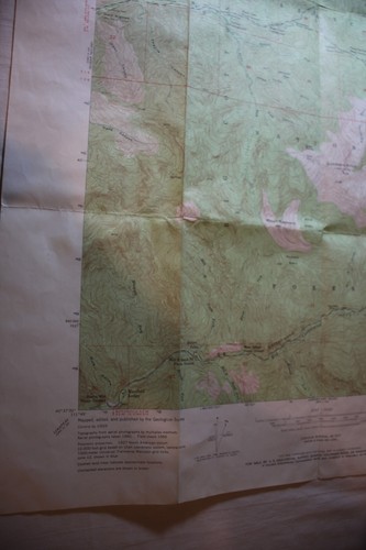 Mapa topográfico Mount Aire Salt Lake County Quadrangle vintage 1955 USGS Utah - Imagen 7 de 7