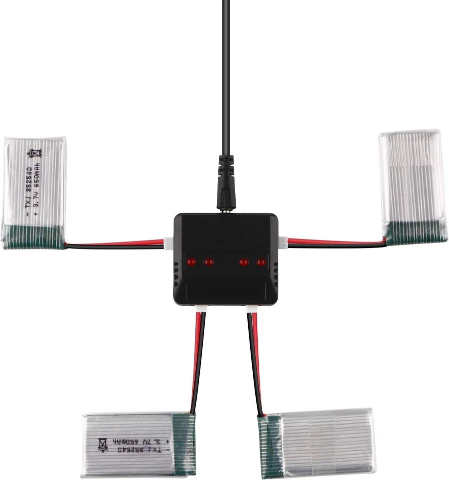 650mAh 3.7V Lipo Battery with Charger For RC Drone Syma X5C X5SC X5SW Quadcopter - Image 2 of 4