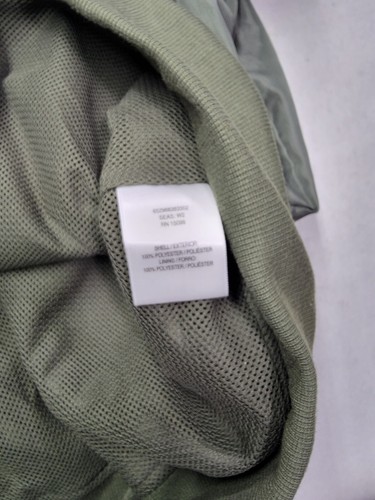 Structure Flyer Bomber Jacket Mens XL Green Water Resistant Lined Full Zip - Picture 7 of 10