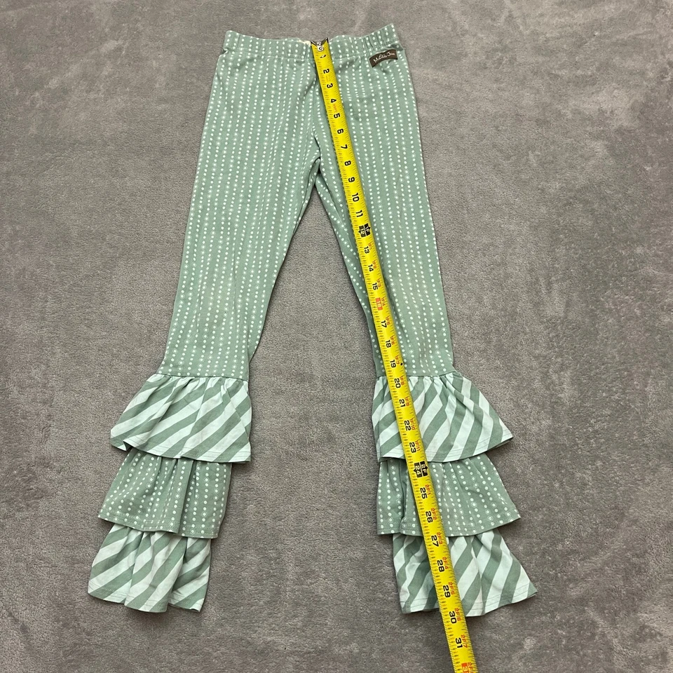 Pantalón Matilda Jane Volantes Verde Lunares Talla 10 Foto 3 de 4