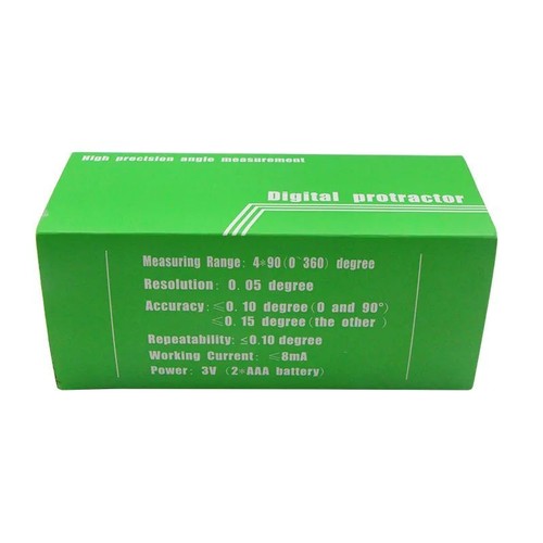 Digitale Wasserwaage Winkelmesser Box elektronischer Winkelmesser Magnet Neigungsmesser Gerät - Bild 11 von 12