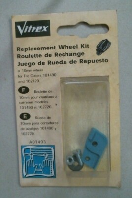 Vitrex A01493, Replacement Wheel Kit For Tile Cutter 10mm, 101490, 102720, FS