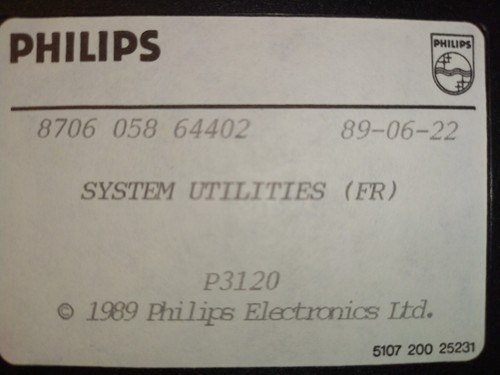 MS-DOS 4.01 + Manuel en français + Philips System Utilities - Photo 5/10
