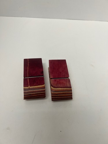 Island Bamboo Pakkawood Bag Clip, Set of 2 - Picture 4 of 4