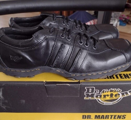 Cojín de aire Oxford negro para hombre Doc Martens con cordones 8A99 envío gratuito EE. UU. 8 UIK 7 - Imagen 1 de 5