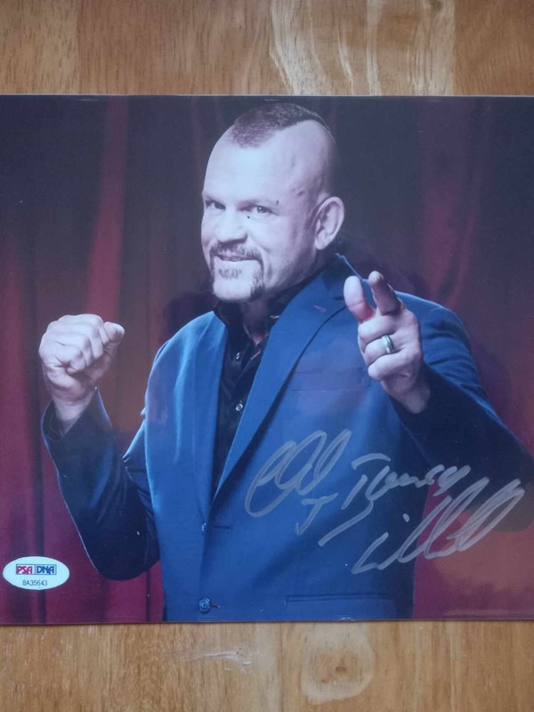 Chuck Liddell UFC Signed 8x10 Photo PSA/DNA Authentication