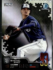 2019 Bowman Chrome Top 100 Michel Baez San Diego Padres #BTP93 