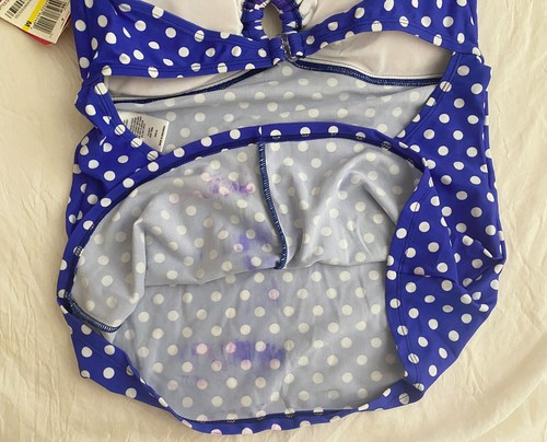 Women Swimming Suits Two Piece Tankini Set For Women Blue Size M ON SALE - Picture 5 of 7