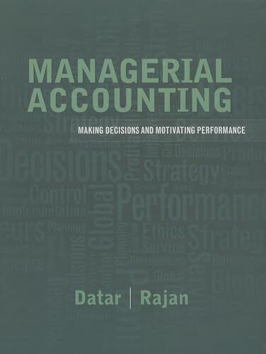 Managerial Accounting: Decision Making and Motivating Performanc - Zdjęcie 1 z 1