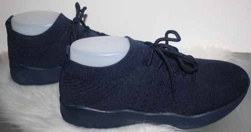Zapatillas sin cordones negras para mujer talla 11 corbata simulada ligeras económicas nuevas sin etiquetas - Imagen 4 de 6