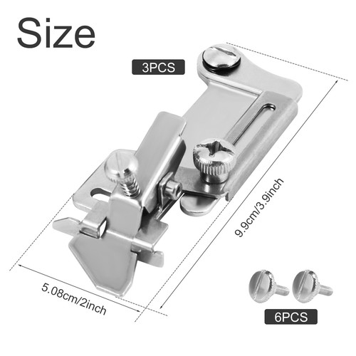 3Pcs Magnetic Seam Guide Stainless Steel Sewing Machine Presser Foot paPai - Picture 6 of 11