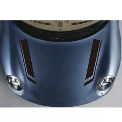 2* Car Racing Sports stripes Hood Decals Car Auto Vinyl Bonnet Sticker Accessory - Bild 12 von 12