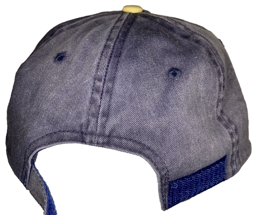 Alaska Bush Pilot Hat Strapback Embroidered Logo Blue Gray Cap Aviation Aircraft - Picture 8 of 14