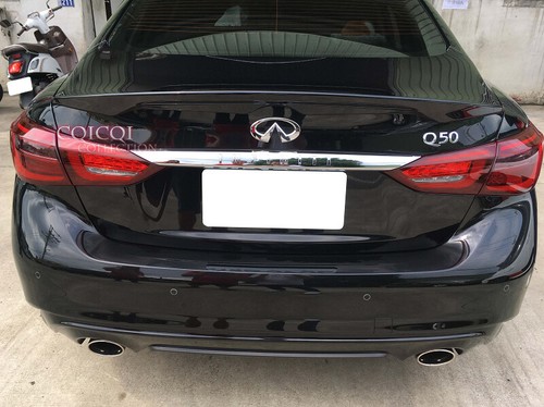 Painted in KH3 Black OEM type Trunk Spoiler for Infiniti 2014~2022 Q50 sedan ◎ - Picture 2 of 6