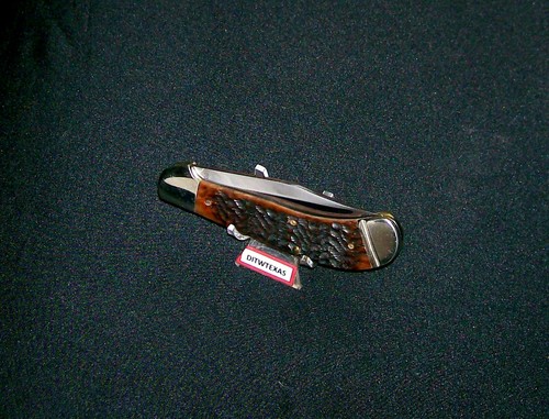 Case XX DB61100 Sattelhornmesser NKCA 1991 USA Serie #2406 mit Verpackung, Papiere - Bild 6 von 12