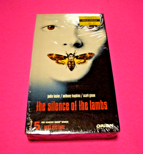 SILENCE OF  THE LAMBS - VHS - RARE RED FLIP-ORION WATEMARK-FACTORY SEALED-1991 - Bild 1 von 12