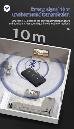 Bluetooth Transmitter Empfänger 5.1 Sender 2 in 1 Audio Adapter Car TV MUSIK Neu - Bild 4 von 13