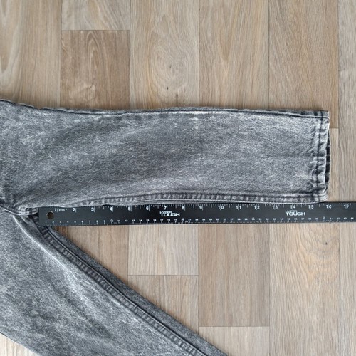 Vintage 90s Little Levi's Toddler Size 5 Black Acid Wash Cotton Jeans Snap - Picture 8 of 9