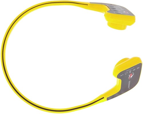 KIKUPHONES Open Ear Headset | Bone Conduction + Waterproof + MP3 (YELLOW) - Picture 2 of 8