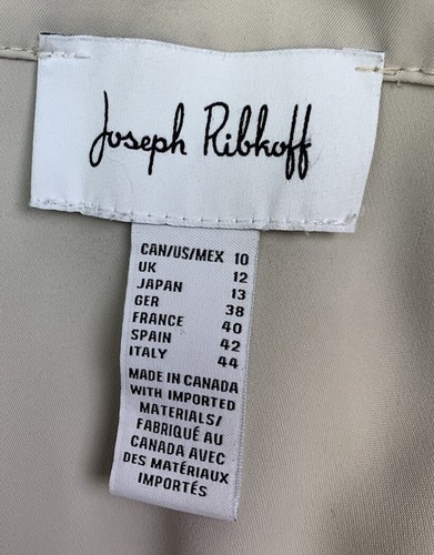 Joseph Ribkoff Größe 10 hellgrau vorne offen Long Cardigan Blazer Jacke - Bild 6 von 12