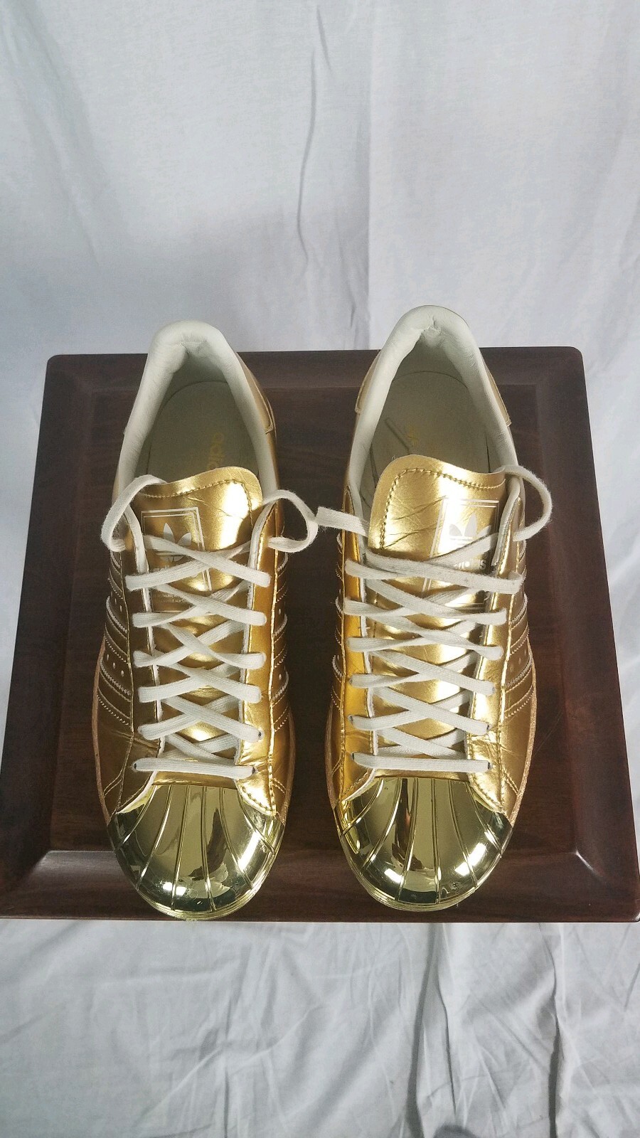 Adidas Originals 80s Metallic gold Shell Toe Sneakers 6 1 2 Mens Adidas Originals 80s Metallic gold Shell Toe Sneakers 6 1 2 Mens