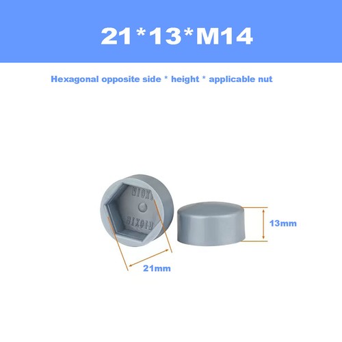 Hexagonal Nut Flat Head Plastic Protective Cap / Decorative Cap Dust-Proof Cover - Picture 51 of 58