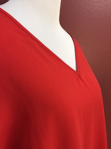 alfani 2x plus Top, Core Fashion, Color: Chinese Red - Picture 2 of 9
