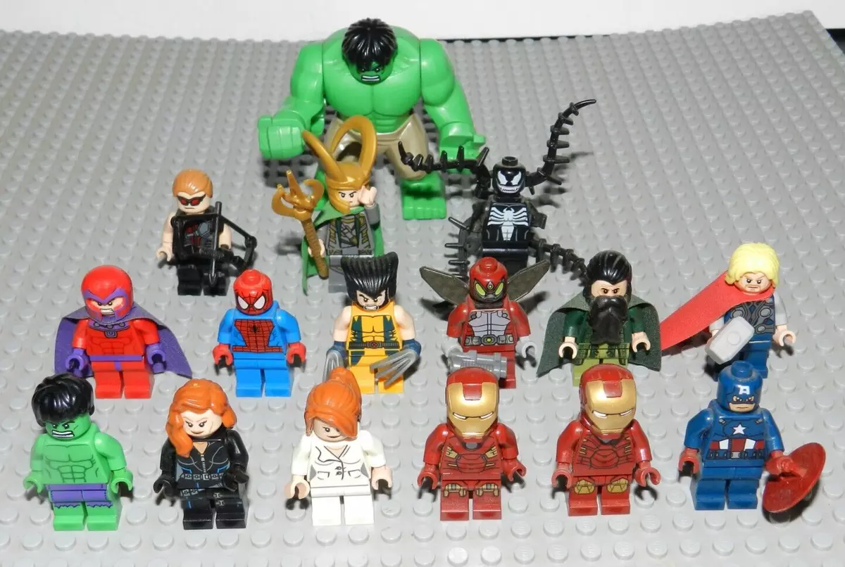 Lego marvel best sale minifigures ebay