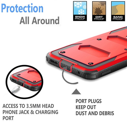 For LG Stylo 3 / 2 V Plus Case Phone Cover Belt Clip +Tempered Glass Protector - Picture 25 of 32