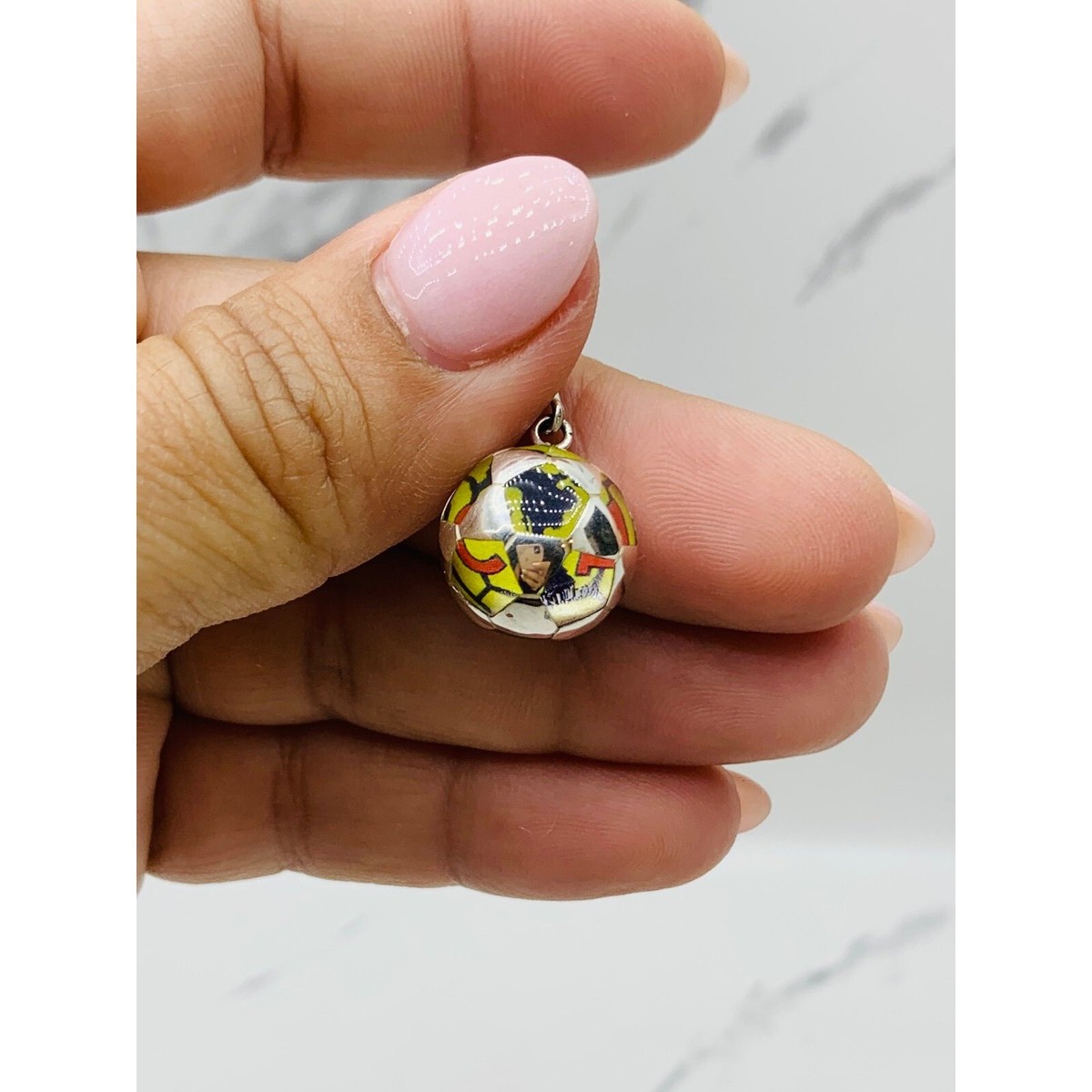 Claddagh Gold Soccer Ball With Shoe Charm Pendant Necklace In