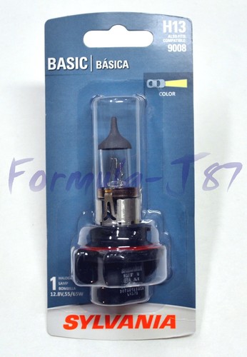 Sylvania Basic 9008 H13 65/55W Two Bulbs Head Light Dual Beam Upgrade Stock Lamp - Picture 2 of 12