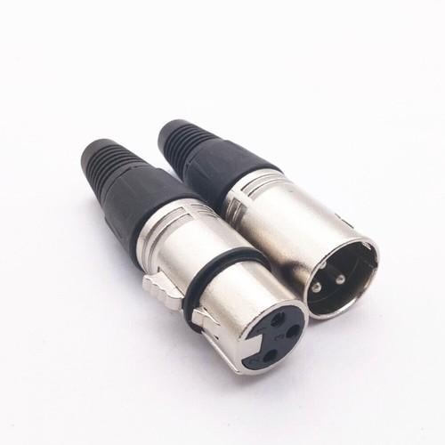40 x XLR DMX 3 pin connettore cavo microfono audio microfono spina maschio a femmina maschio - Foto 13 di 15