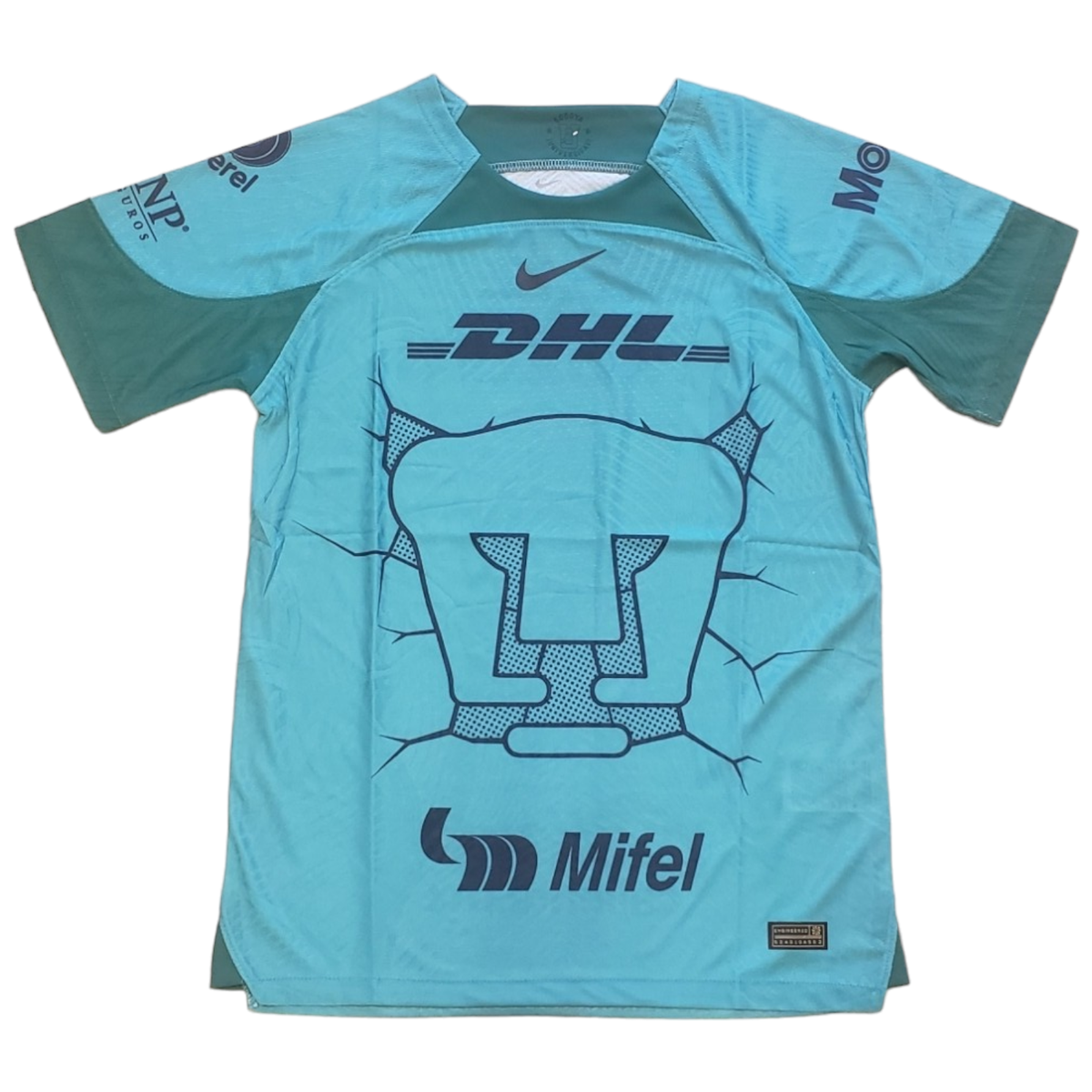 PUMAS UNAM Size XXL Slim Fit Fanatic Goalkeeper Green - 2XL (Run