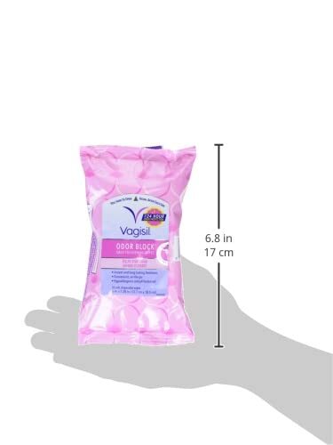 Vagisil Wipes Feminine Hygiene in Resealable Pouch, Gyne Tested & Hypoallergenic - Picture 37 of 38