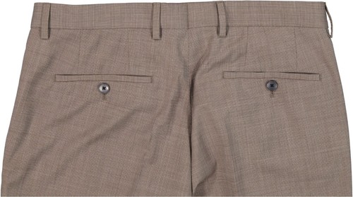 ¡NUEVO! Pantalón de traje hombre HUGO BOSS C-Leon talla 52 beige jaspeado - Imagen 5 de 6