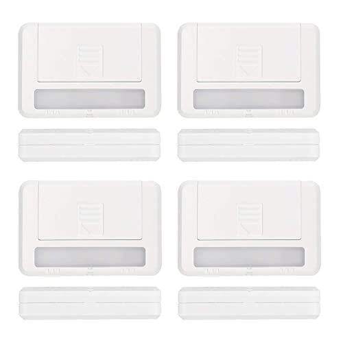 4 Pack Door Open Automatic Turn On Off Cupboard Drawer Closet Light Battery O... - Picture 1 of 9
