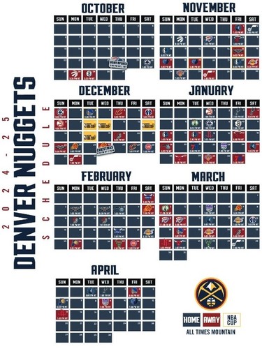 2024/25 NBA Basketball Teams Schedule Magnets 5" X 3.5"(Choose From List) - Picture 9 of 31