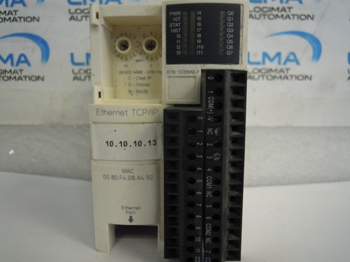SCHNEIDER ELECTRIC OTB1E0DM9LP ETHERNET PLC INTERFACE I/O MODULE 24 VDC *TESTED - Imagen 4 de 7