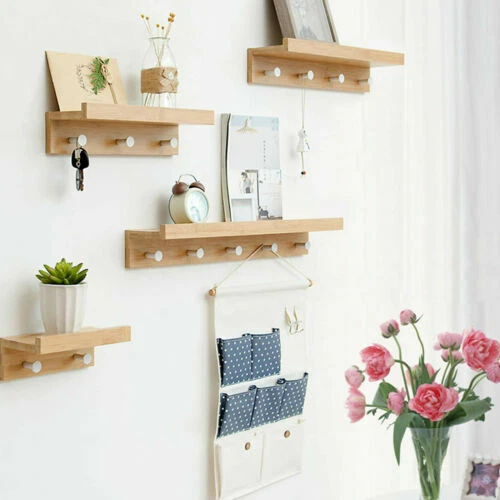 Bamboo Wall Hooks & Door Hangers
