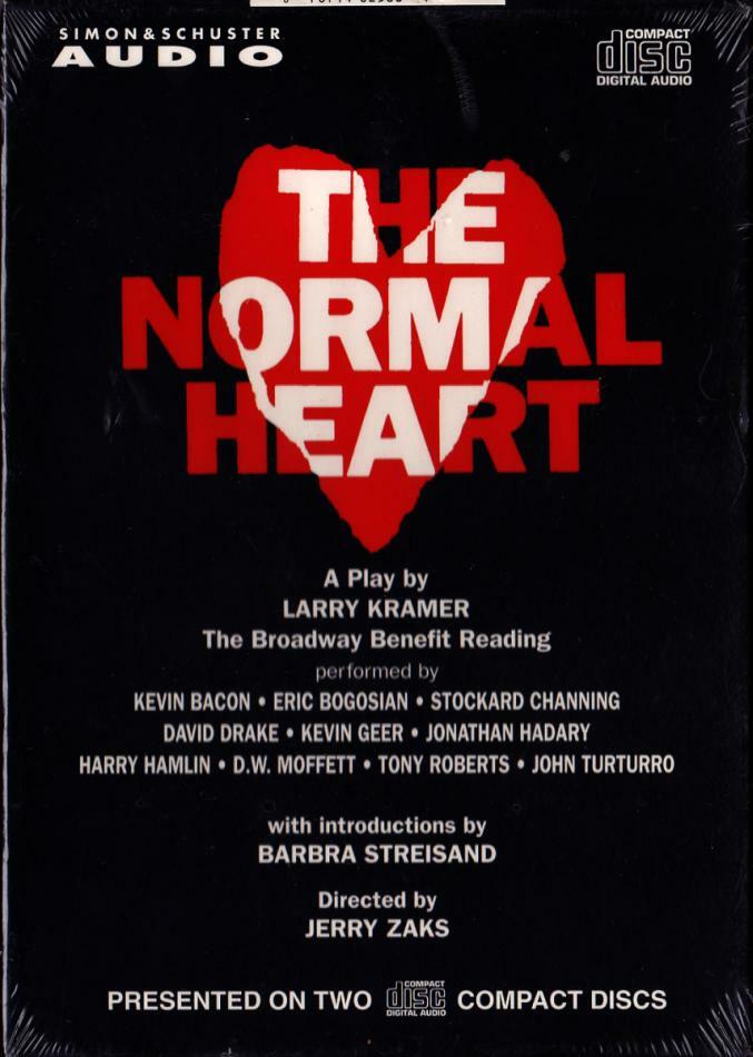 Normal Heart Sealed 2 CD Set - Larry Kramer Broadway AIDS