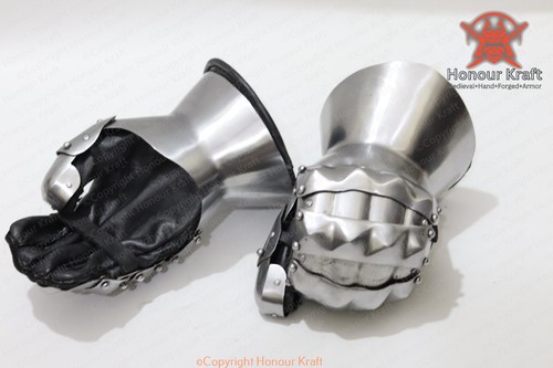 gauntlet armor Mitten Katterpiller for Hard Combat Buhurt SCA Medieval Armor - Picture 5 of 8