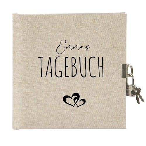 Tagebuch mit Herz | Personalisiert mit Name - Bild 11 von 13