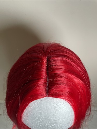 SHINYSHOW rote Langhaarperücke 24" Damen verstellbar Halloween Cosplay Arielle NEU - Bild 3 von 6